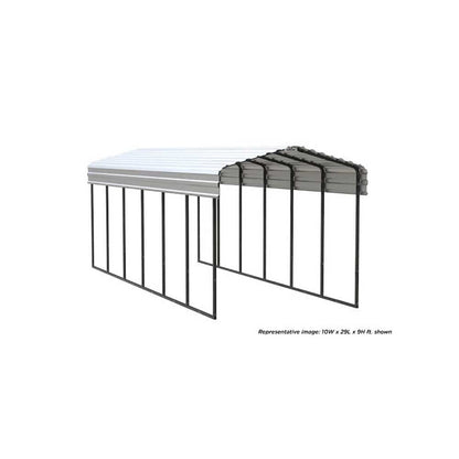 Arrow Carport, 10 ft. x 20 ft. x 9ft. Eggshell 10′ x 20′ x 9′