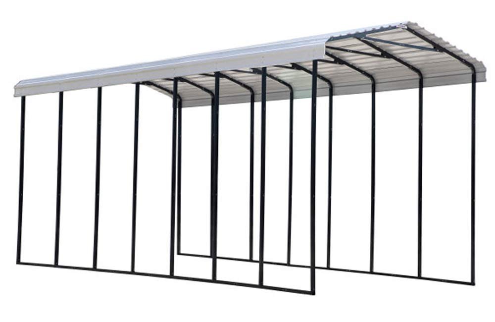 Arrow Carport, 14 ft. x 33 ft. x 14ft. Eggshell 14′ x 33′ x 14′