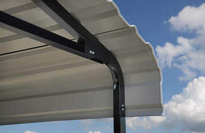 Arrow Carport, 14 ft. x 33 ft. x 14ft. Eggshell 14′ x 33′ x 14′