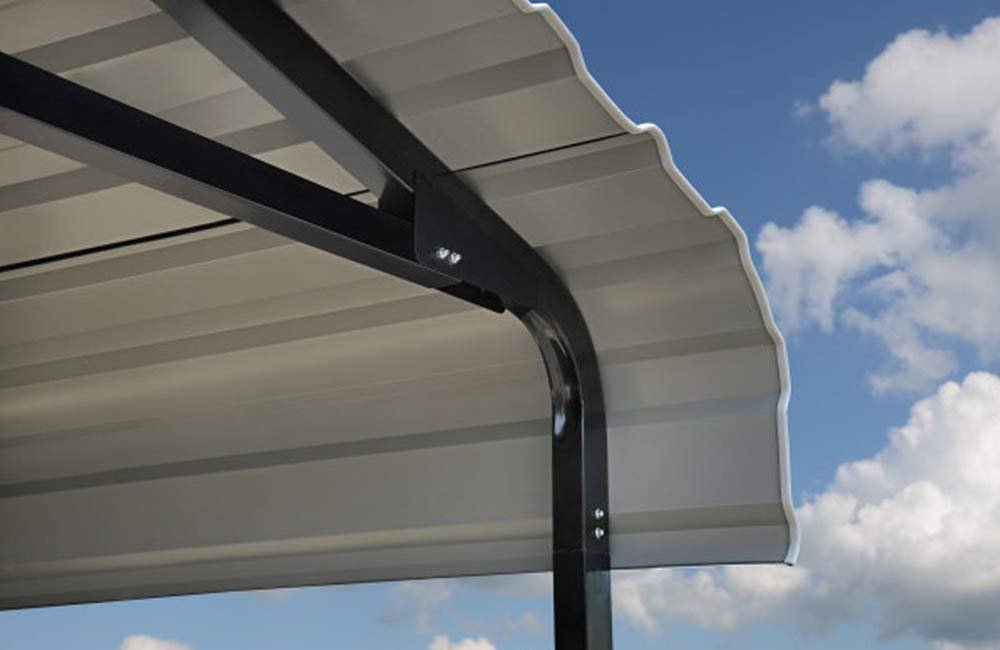 Arrow Carport, 14 ft. x 33 ft. x 14ft. Charcoal 14′ x 33′ x 14′