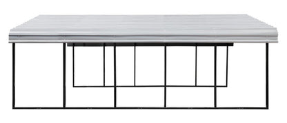 Arrow Carport, 20 ft. x 24 ft. x 7ft. Eggshell 20′ x 24′ x 7′