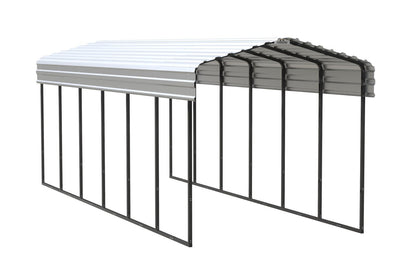 Arrow Carport, 10 ft. x 29 ft. x 9ft. Eggshell 10′ x 29′ x 9′