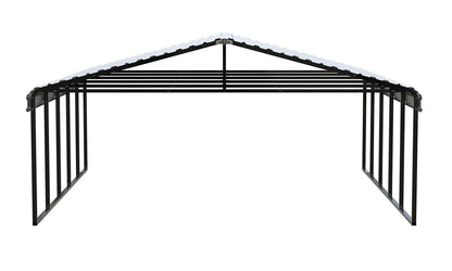 Arrow Carport, 20 ft. x 24ft. x 9ft. Eggshell 20′ x 24′ x 9′