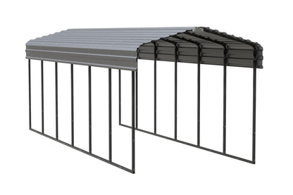 Arrow Carport, 10 ft. x 29 ft. x 9ft. Charcoal 10′ x 29′ x 9′