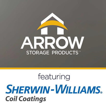 Arrow Carport, 10 ft. x 29 ft. x 9ft. Charcoal 10′ x 29′ x 9′