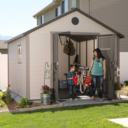 Lifetime 6415 Outdoor Storage Shed, 11 by 13.5 Feet 11 x 13.5 Ft.