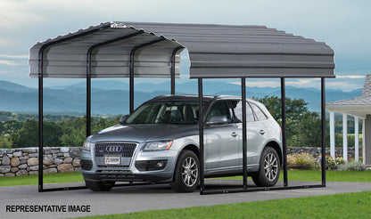 Arrow Carport, 10 ft. x 29 ft. x 9ft. Charcoal 10′ x 29′ x 9′