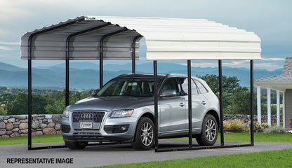 Arrow Carport, 10 ft. x 29 ft. x 9ft. Eggshell 10′ x 29′ x 9′