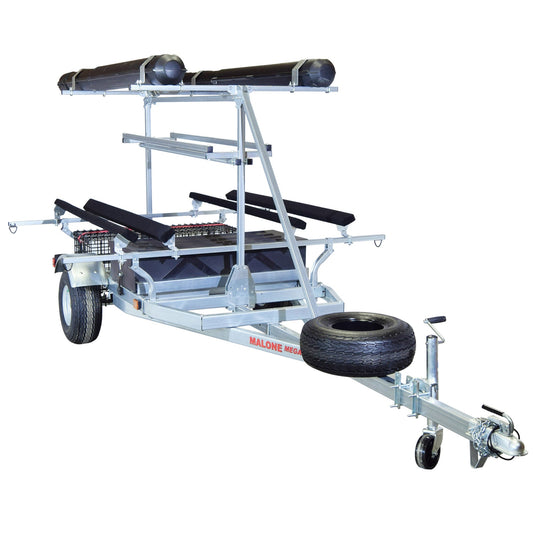 Malone MegaSport 2-Boat Bunks Ultimate Angler Trailer Package